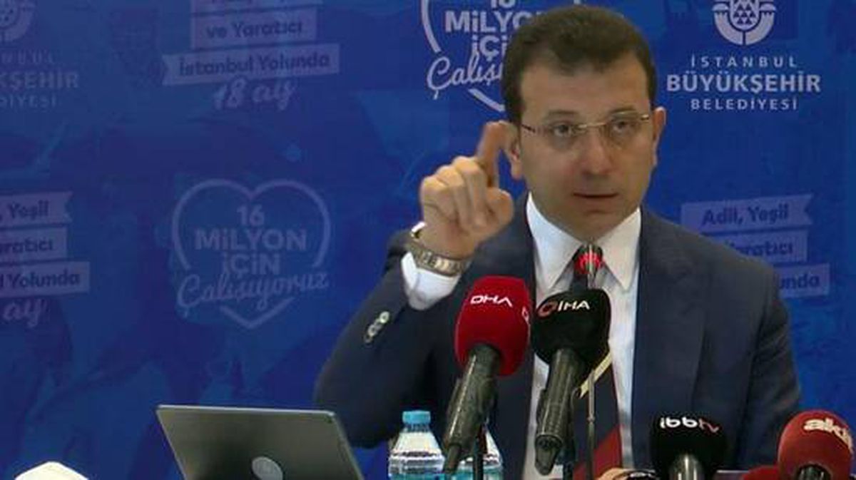 İmamoğlu, Akit muhabirini fena bozdu: Çalıştığın yer gazete değil, sana cevap vermem