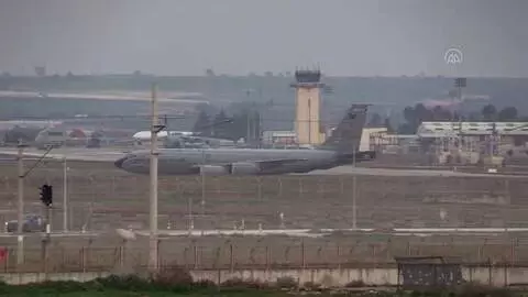 İncirlik Üssü'ne düşen drone incelemeye alındı İncirlik Üssü'ne düşen drone incelemeye alındı
