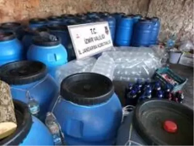 11 bin 200 litre sahte içki yakalandı 11 bin 200 litre sahte içki yakalandı