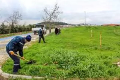 Karacabey'de binlerce fidan toprakla buluşuyor Karacabey'de binlerce fidan toprakla buluşuyor
