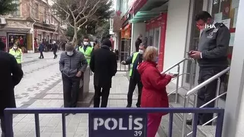 Kırklareli'de korona denetimi