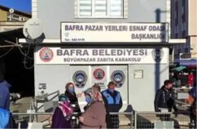 Pazar yerlerinde korona virüse geçit yok Pazar yerlerinde korona virüse geçit yok