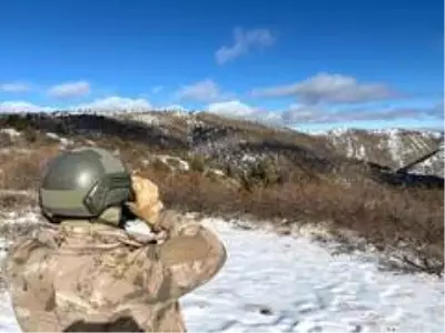 Terör örgütünün geçiş güzergahında drone destekli operasyon Terör örgütünün geçiş güzergahında drone destekli operasyon