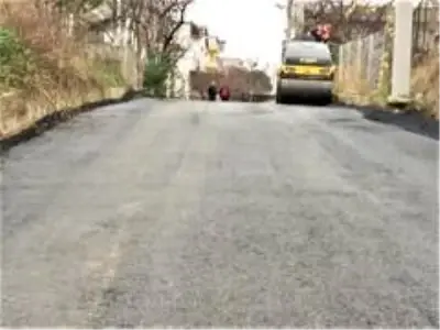 Barbaros'ta yol çilesi bitti Barbaros'ta yol çilesi bitti