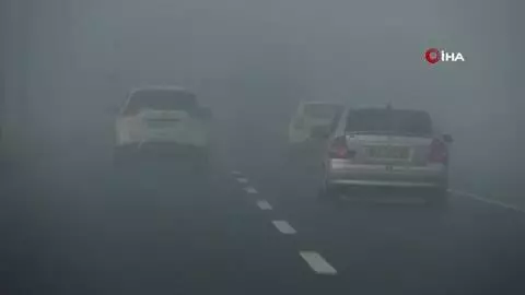 Bolu kent merkezinde göz gözü görmüyor Bolu kent merkezinde göz gözü görmüyor