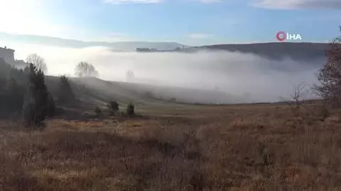 Bolu kent merkezinde göz gözü görmüyor Bolu kent merkezinde göz gözü görmüyor