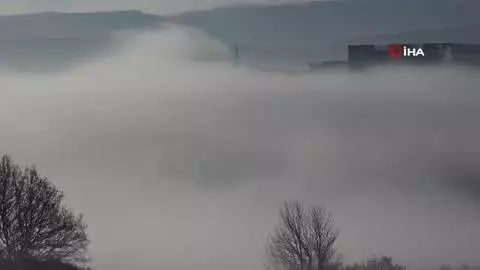 Bolu kent merkezinde göz gözü görmüyor Bolu kent merkezinde göz gözü görmüyor