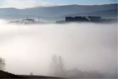 Bolu kent merkezinde göz gözü görmüyor Bolu kent merkezinde göz gözü görmüyor
