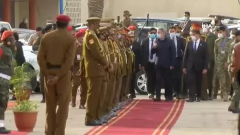 Bakan Akar, Libya'da askeri törene katıldı Bakan Akar, Libya'da askeri törene katıldı
