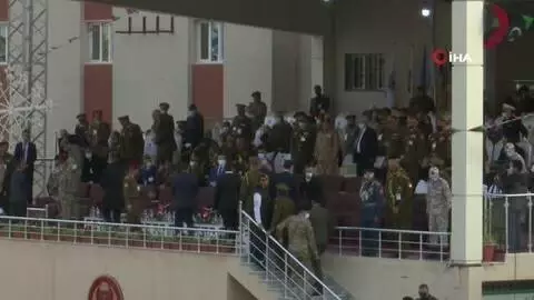 Bakan Akar, Libya'da askeri törene katıldı Bakan Akar, Libya'da askeri törene katıldı