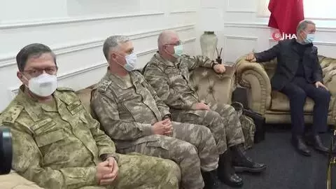 - Bakan Akar, Libya İçişleri Bakanı Başağa ile görüştü - Bakan Akar, Libya İçişleri Bakanı Başağa ile görüştü