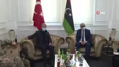 - Bakan Akar, Libya İçişleri Bakanı Başağa ile görüştü - Bakan Akar, Libya İçişleri Bakanı Başağa ile görüştü
