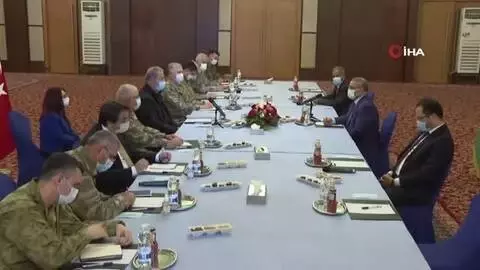 - Bakan Akar, Libya Yüksek Devlet Konseyi Başkanı El Meşri ile görüştü - Bakan Akar, Libya Yüksek Devlet Konseyi Başkanı El Meşri ile görüştü