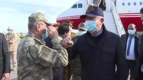 Bakan Akar ve TSK komuta kademesi Libya Savunma Bakanlığını ziyaret etti Bakan Akar ve TSK komuta kademesi Libya Savunma Bakanlığını ziyaret etti
