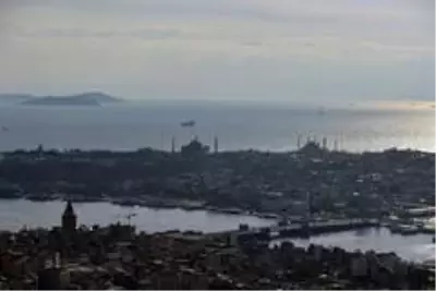 Polis helikopteriyle kısıtlama denetiminde İstanbul'un eşsiz manzarası görüntülendi