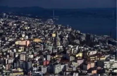 Polis helikopteriyle kısıtlama denetiminde İstanbul'un eşsiz manzarası görüntülendi