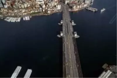 Polis helikopteriyle kısıtlama denetiminde İstanbul'un eşsiz manzarası görüntülendi