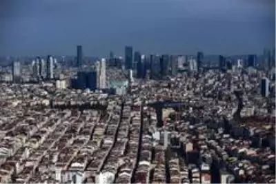 Polis helikopteriyle kısıtlama denetiminde İstanbul'un eşsiz manzarası görüntülendi