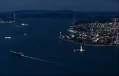 Polis helikopteriyle kısıtlama denetiminde İstanbul'un eşsiz manzarası görüntülendi