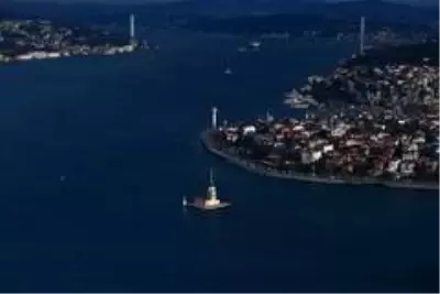 Polis helikopteriyle kısıtlama denetiminde İstanbul'un eşsiz manzarası görüntülendi