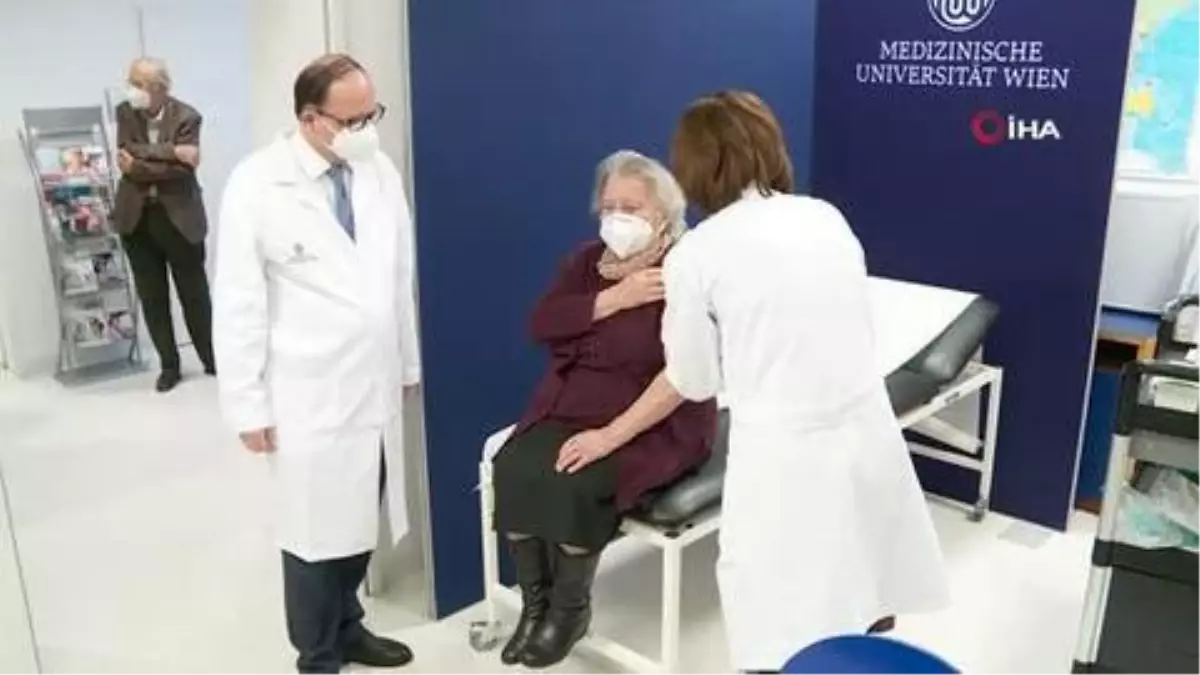 Avusturya'da ilk Covid-19 aşısı yapıldı