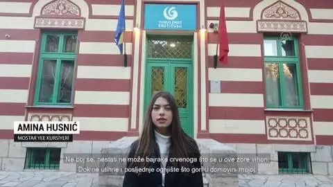 BOSNA HERSEK - Bosnalı öğrenciler, İstiklal Marşı'nı Türkçe ve Boşnakça okuyarak Mehmet Akif Ersoy'u andı BOSNA HERSEK - Bosnalı öğrenciler, İstiklal Marşı'nı Türkçe ve Boşnakça okuyarak Mehmet Akif Ersoy'u andı