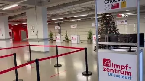 - Düsseldorf'da Covid-19'a karşı aşı merkezi açıldı - Düsseldorf'da Covid-19'a karşı aşı merkezi açıldı