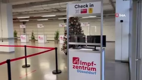 - Düsseldorf'da Covid-19'a karşı aşı merkezi açıldı - Düsseldorf'da Covid-19'a karşı aşı merkezi açıldı
