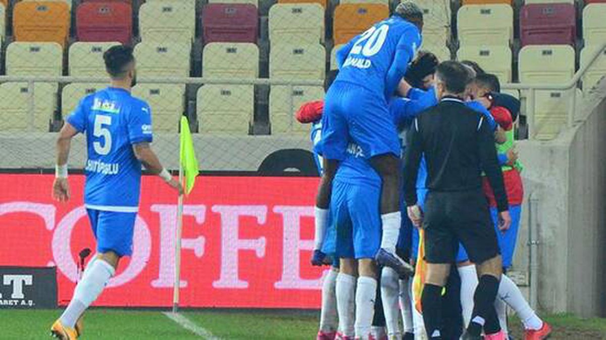 Erzurumspor, 11 haftalık galibiyet hasretine Malatya'da son verdi