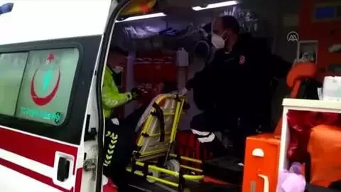 Tafik kazası: 1 yaralı Tafik kazası: 1 yaralı