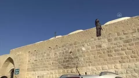 Filistinlilerden Batı Şeria'daki Nebi Musa Makamı Külliyesi'nde eğlence düzenlenmesine tepki Filistinlilerden Batı Şeria'daki Nebi Musa Makamı Külliyesi'nde eğlence düzenlenmesine tepki
