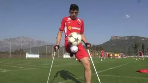 Mahalle takımına alınmayan genç, şimdi Ampute Futbol Milli Takımı için ter döküyor Mahalle takımına alınmayan genç, şimdi Ampute Futbol Milli Takımı için ter döküyor