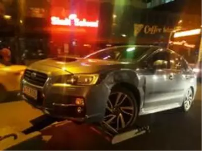 Mecidiyeköy'de zincirleme kaza: 2 yaralı