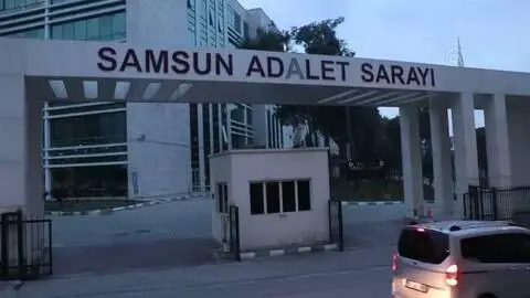 Samsun merkezli nitelikli dolandırıcılık operasyonunda yakalanan 11 şüpheli adliyede Samsun merkezli nitelikli dolandırıcılık operasyonunda yakalanan 11 şüpheli adliyede