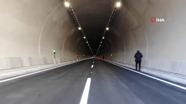 2 bin 400 metre tünelle bağlanan Kömürhan Köprüsü açılışa hazır