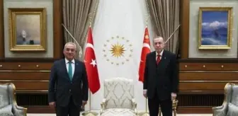 Son dakika... Cumhurbaşkanı Erdoğan, DSP Genel Başkanı Aksakal'ı kabul etti