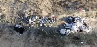 Şahin Tepesi: Korona sürecinde Eskişehir'in tehlike saçan çöp sorunu havadan görüntülendi Şahin Tepesi: Korona sürecinde Eskişehir'in tehlike saçan çöp sorunu havadan görüntülendi