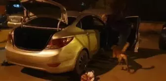 Şüphe üzerine durdurulan araçtan uyuşturucu ve tabanca çıktı