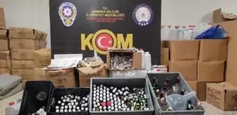 Son dakika haber | Ankara'da sahte içki operasyonu: 8 gözaltı