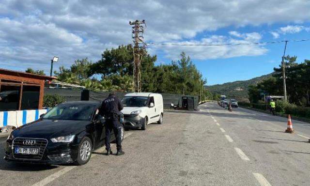Bodrum'da yılbaşı öncesi trafik yoğunluğu