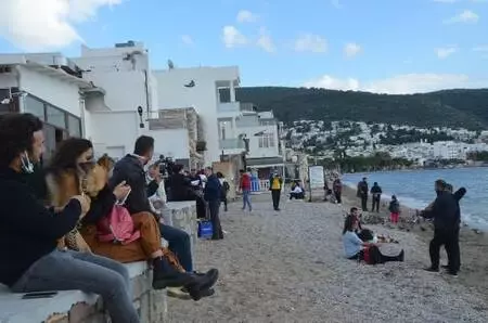 Bodrum'da yılın son gününde hareketli saatler yaşanıyor