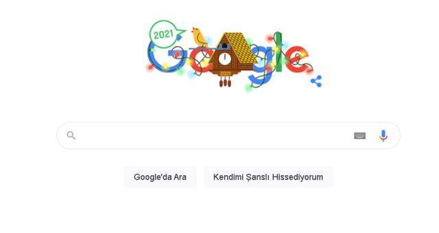 Google 1 Ocak 'Yeni Yılın İlk Günü' Doodle nedir? 1 Ocak 2021 yeni yıl Doodle ne oldu? 1 Ocak Doodle hakkında bilgiler!