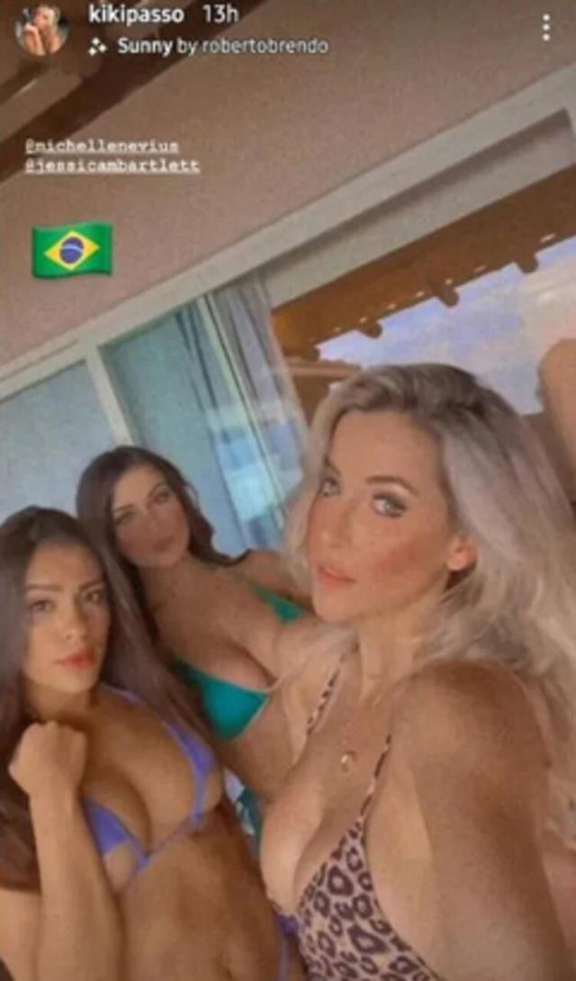5-day party, which Neymar rejected, shared by famous models