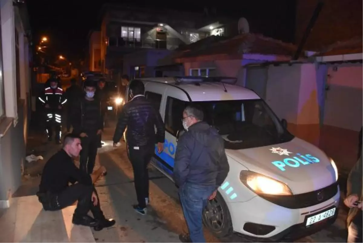 Edirne'de polis aracına kiremitli saldırı: 1 polis yaralandı