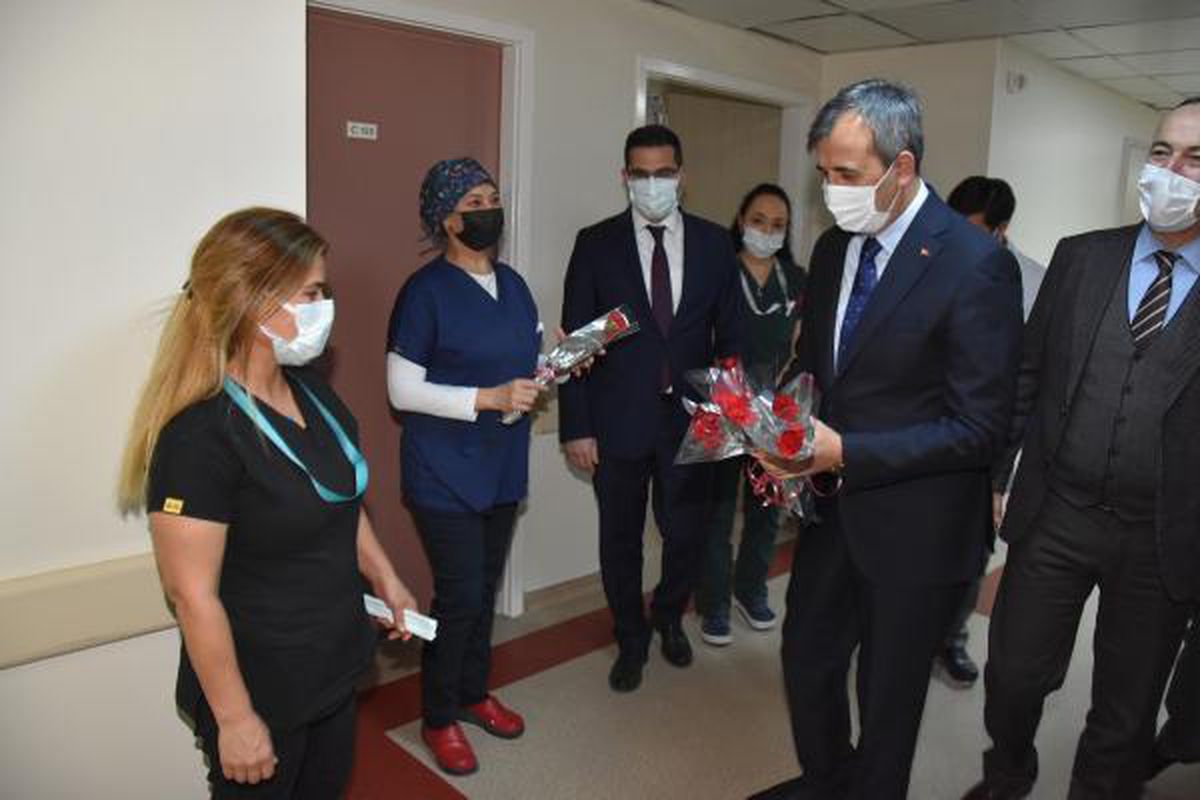 Kırıkkale'de 2021 yılının ilk bebeği dünyaya geldi