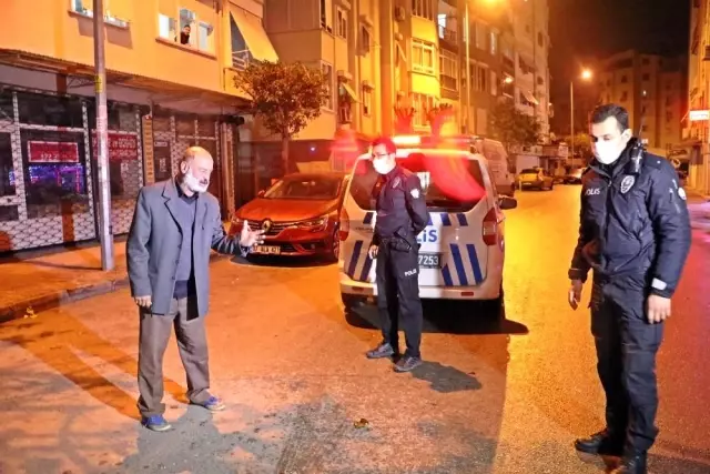 Polise 'bende korona varsa var' diyen alkollü şahısla imtihanı
