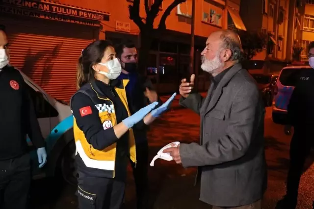 Polise 'bende korona varsa var' diyen alkollü şahısla imtihanı