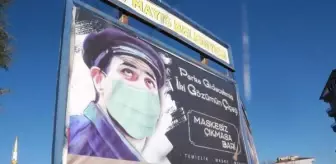 Son dakika gündem: Samsun'da Yeşilçam replikleri ile ilginç 'koronavirüs' mesajları