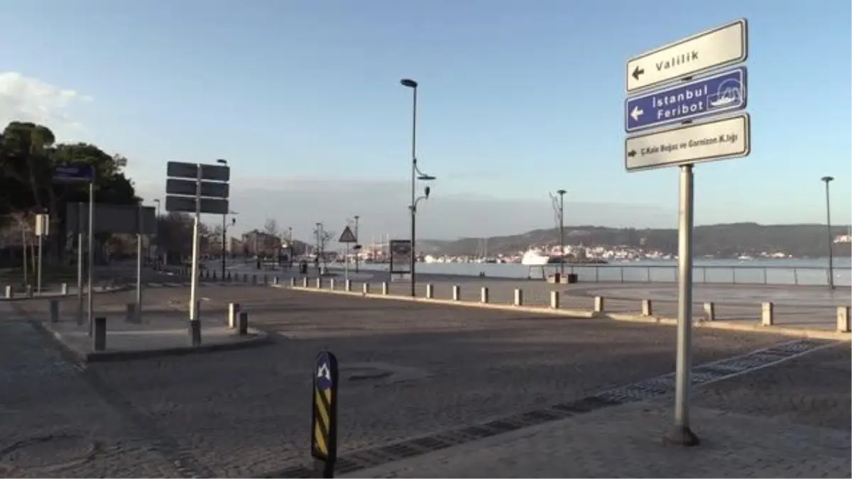 ÇANAKKALE - Sokağa çıkma kısıtlamasına uyuluyor