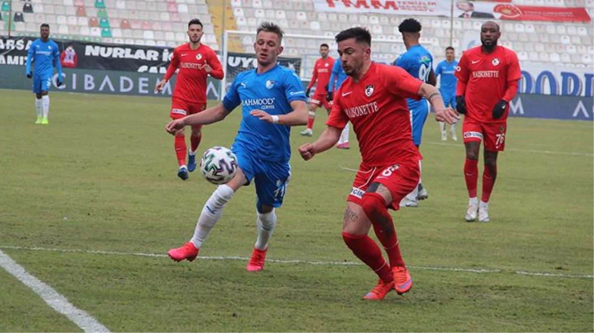 Gaziantep FK, 90+6'da yediği golle Erzurum deplasmanında 2 puan